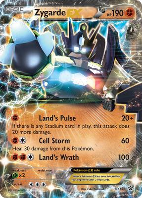 Zygarde EX (Shiny) card from XY Promos