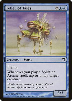 Teller of Tales card from Champions of Kamigawa