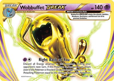 Wobbuffet BREAK card from XY Promos