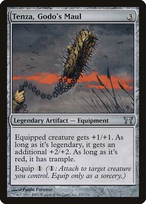 Tenza, Godo's Maul card from Champions of Kamigawa