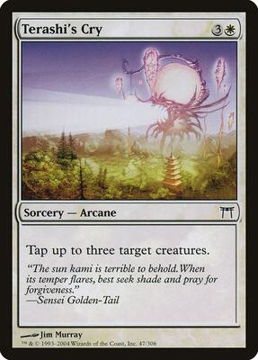 Terashi's Cry card from Champions of Kamigawa