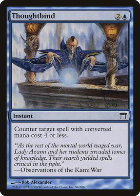 Thoughtbind card from Champions of Kamigawa