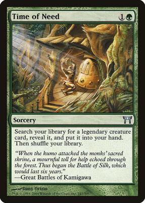 Time of Need card from Champions of Kamigawa