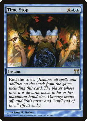 Time Stop card from Champions of Kamigawa