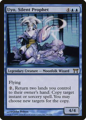 Uyo, Silent Prophet card from Champions of Kamigawa