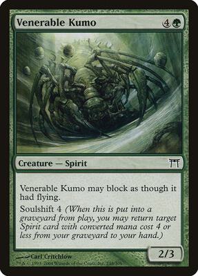 Venerable Kumo card from Champions of Kamigawa