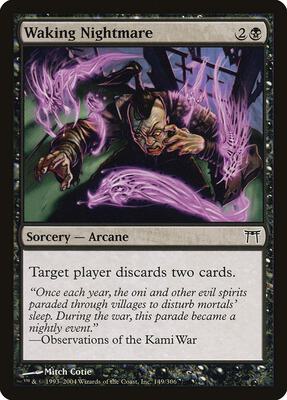 Waking Nightmare card from Champions of Kamigawa