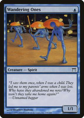 Wandering Ones card from Champions of Kamigawa