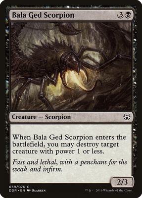 Bala Ged Scorpion card from Duel Decks: Nissa vs. Ob Nixilis