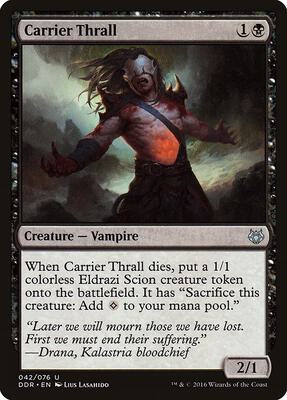 Carrier Thrall card from Duel Decks: Nissa vs. Ob Nixilis
