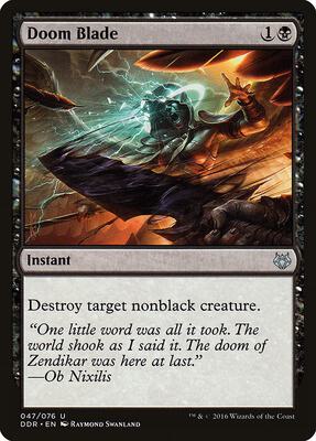 Doom Blade card from Duel Decks: Nissa vs. Ob Nixilis