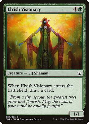 Elvish Visionary card from Duel Decks: Nissa vs. Ob Nixilis