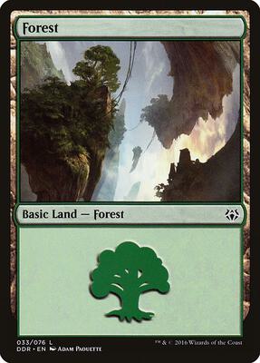 Forest (033) card from Duel Decks: Nissa vs. Ob Nixilis