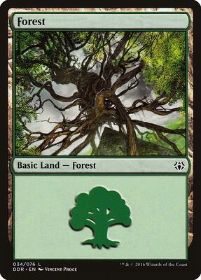 Forest (034) card from Duel Decks: Nissa vs. Ob Nixilis