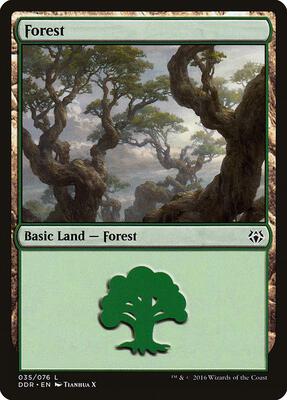 Forest (035) card from Duel Decks: Nissa vs. Ob Nixilis