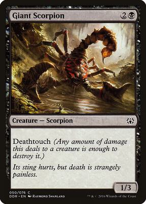 Giant Scorpion card from Duel Decks: Nissa vs. Ob Nixilis
