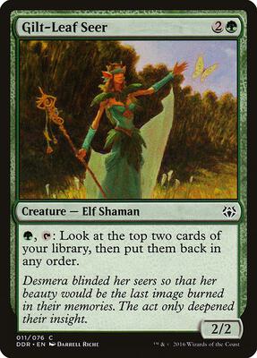 Gilt-Leaf Seer card from Duel Decks: Nissa vs. Ob Nixilis