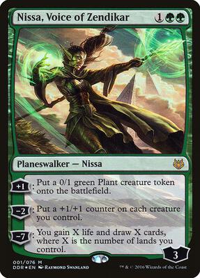 Nissa, Voice of Zendikar card from Duel Decks: Nissa vs. Ob Nixilis