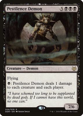 Pestilence Demon card from Duel Decks: Nissa vs. Ob Nixilis