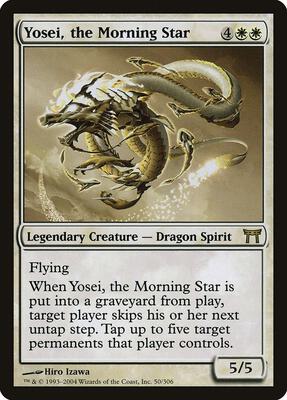 Yosei, the Morning Star card from Champions of Kamigawa