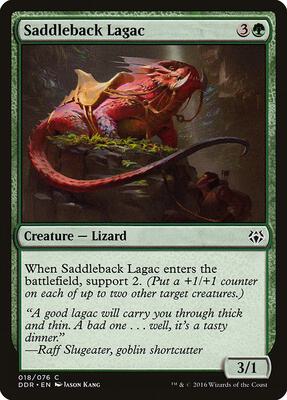 Saddleback Lagac card from Duel Decks: Nissa vs. Ob Nixilis