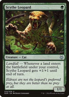 Scythe Leopard card from Duel Decks: Nissa vs. Ob Nixilis
