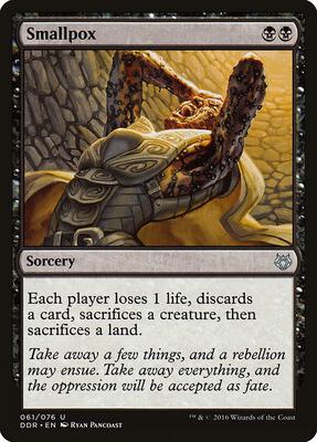 Smallpox card from Duel Decks: Nissa vs. Ob Nixilis