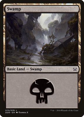 Swamp (070) card from Duel Decks: Nissa vs. Ob Nixilis