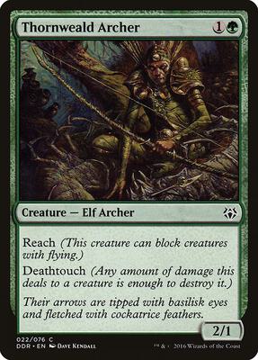 Thornweald Archer card from Duel Decks: Nissa vs. Ob Nixilis