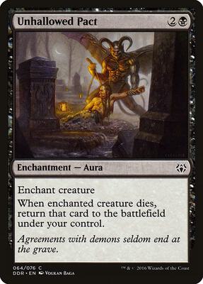Unhallowed Pact card from Duel Decks: Nissa vs. Ob Nixilis