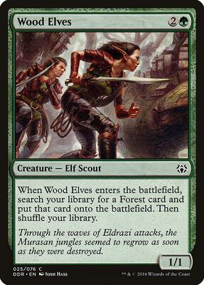 Wood Elves card from Duel Decks: Nissa vs. Ob Nixilis