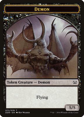 Demon Token card from Duel Decks: Nissa vs. Ob Nixilis
