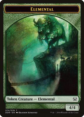 Elemental Token card from Duel Decks: Nissa vs. Ob Nixilis