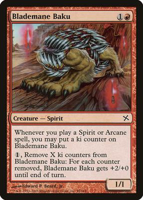 Blademane Baku card from Betrayers of Kamigawa
