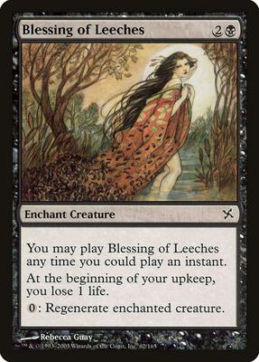 Blessing of Leeches card from Betrayers of Kamigawa