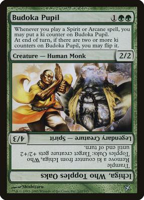 Budoka Pupil card from Betrayers of Kamigawa