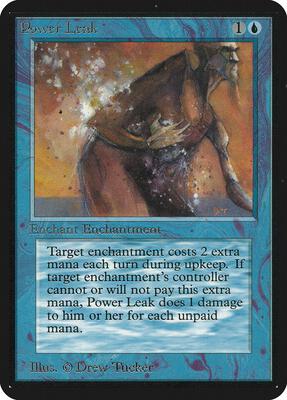 Power Leak card from Alpha Edition