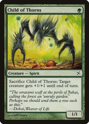 Child of Thorns card from Betrayers of Kamigawa