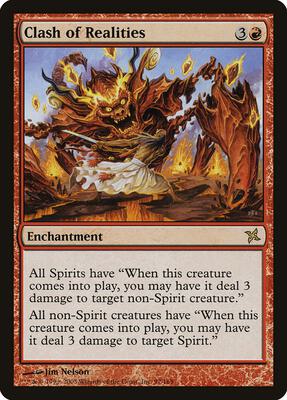 Clash of Realities card from Betrayers of Kamigawa