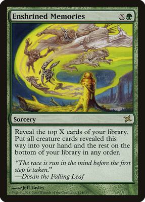 Enshrined Memories card from Betrayers of Kamigawa