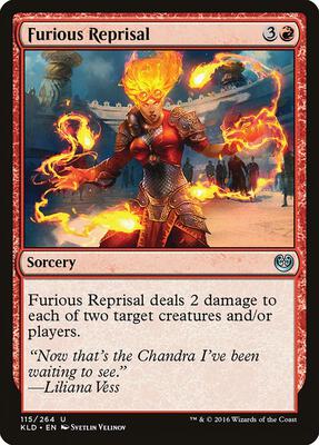 Furious Reprisal card from Kaladesh