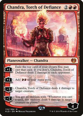 Chandra, Torch of Defiance card from Kaladesh