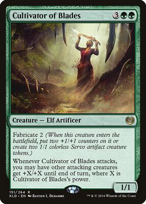 Cultivator of Blades card from Kaladesh