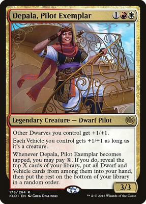 Depala, Pilot Exemplar card from Kaladesh