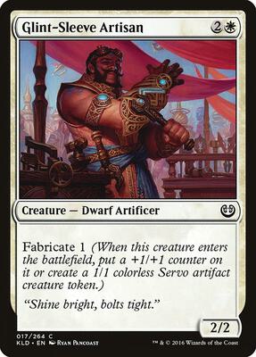 Glint-Sleeve Artisan card from Kaladesh