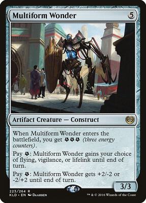 Multiform Wonder card from Kaladesh