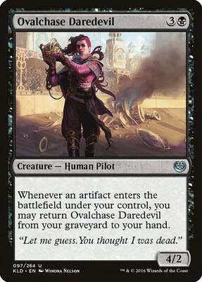 Ovalchase Daredevil card from Kaladesh