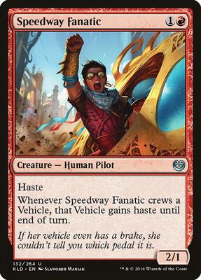 Speedway Fanatic card from Kaladesh