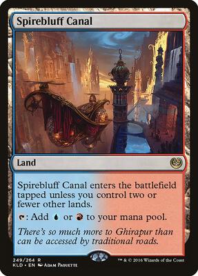 Spirebluff Canal card from Kaladesh