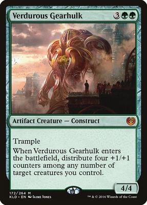 Verdurous Gearhulk card from Kaladesh